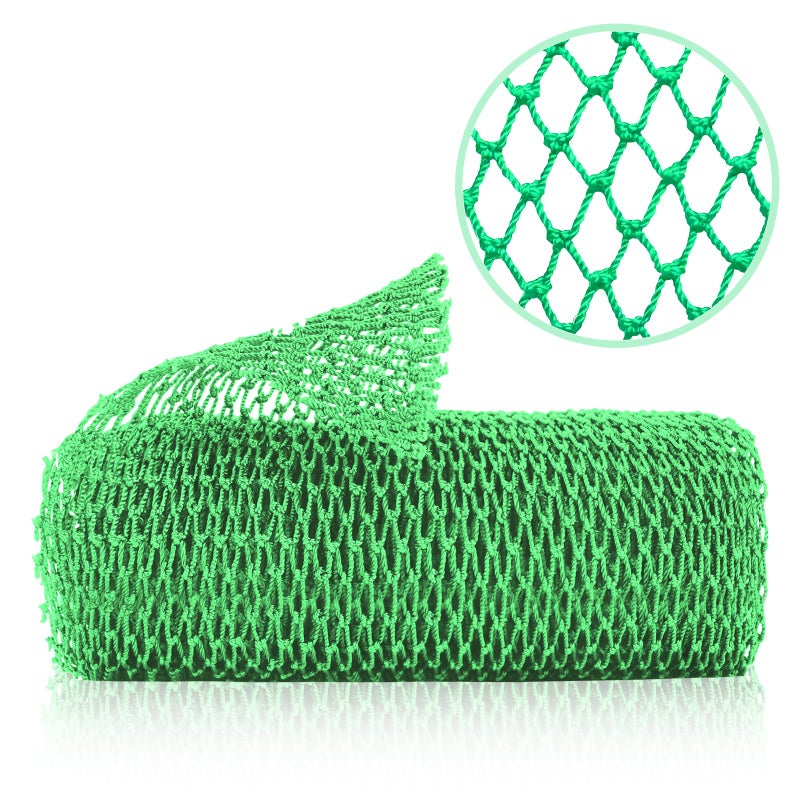 ZOCY African Net Sponge, Authentic Exfoliating Body Scrubber for Bath and Shower, Multiple Textures with Gentle Deep Exfoliating and Rich Lather for All Skins (Green) - Image 1